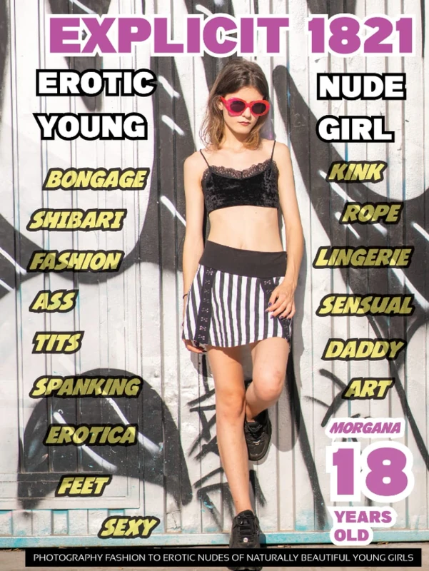 Explicit 1821 - Erotic Young Nude Girl - Morgana: Girls in Fashion Lingerie and Explicit Nudes Bondage Shibari Bdsm Kink Erotica Sexy Art (Explicit 1821 - Erotic Young Nude Girls) - Image 1