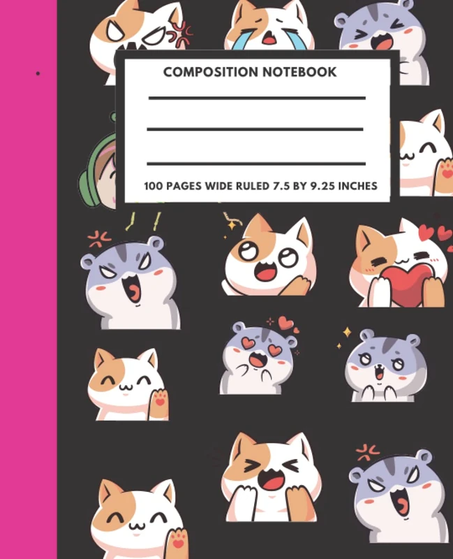 Chibi Composition Notebook - Subject Study Book