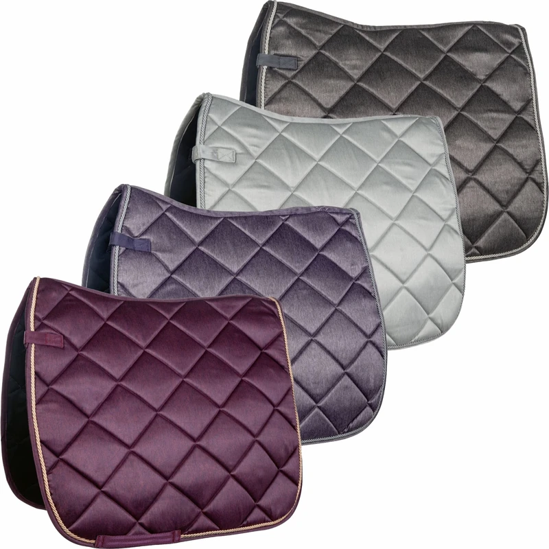 HKM Aria Saddle cloth Deep Grey Dressage - Image 1
