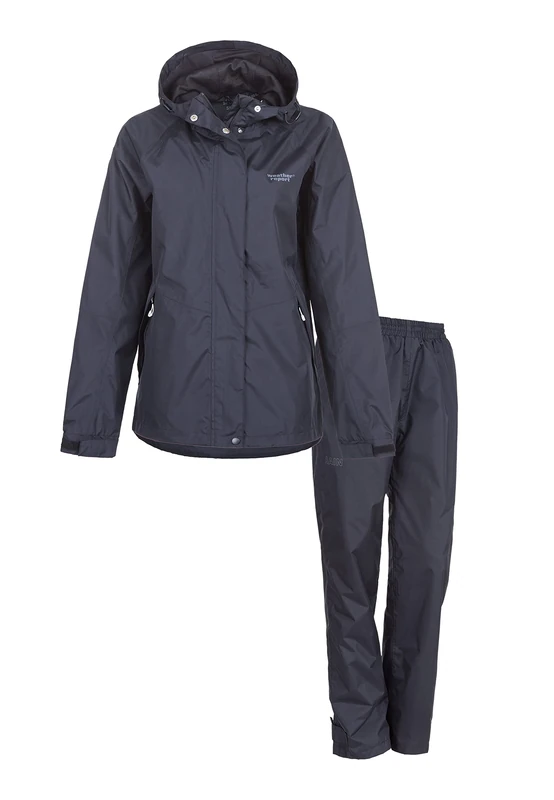 Weather Report Carlene Rain Set Black 42