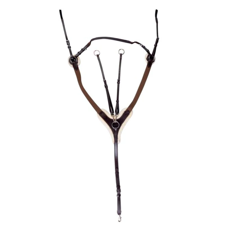 HKM Cambridge Breastplate Brown Warmblood
