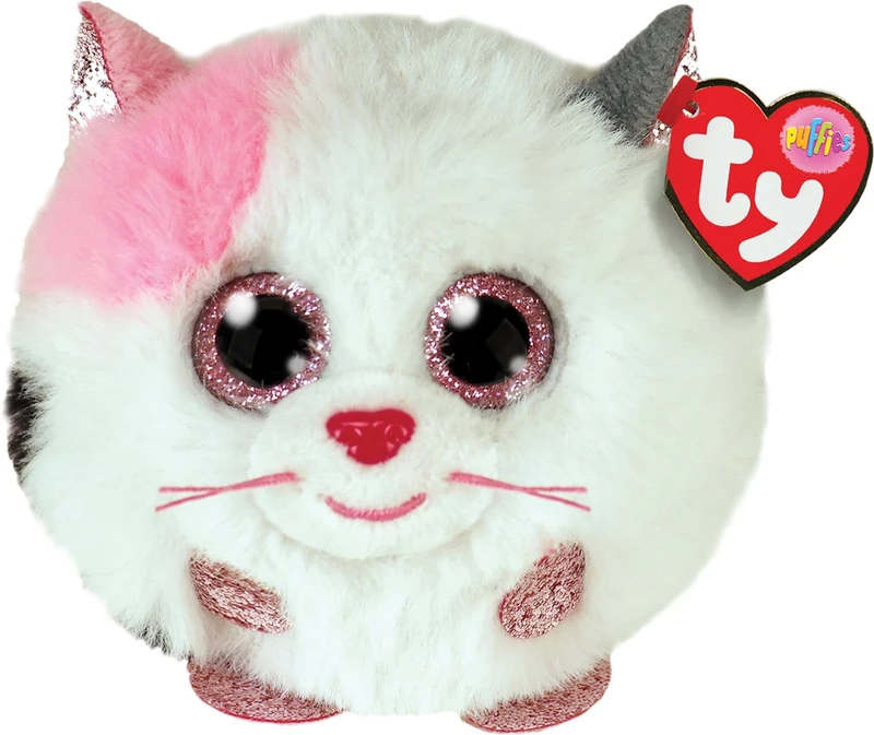 TY Muffin Cat Beanie Balls - Soft Plush Toy for Kids and Collectors