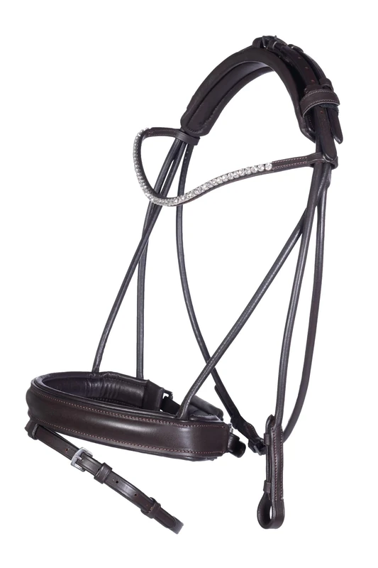 HKM Snaffle-13673 Snaffle 2100 Dark Brown Pony