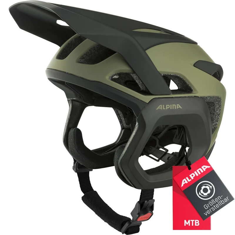 ALPINA Unisex - Adults, ROOTAGE EVO cycling helmet, olive matt, 52-57 cm