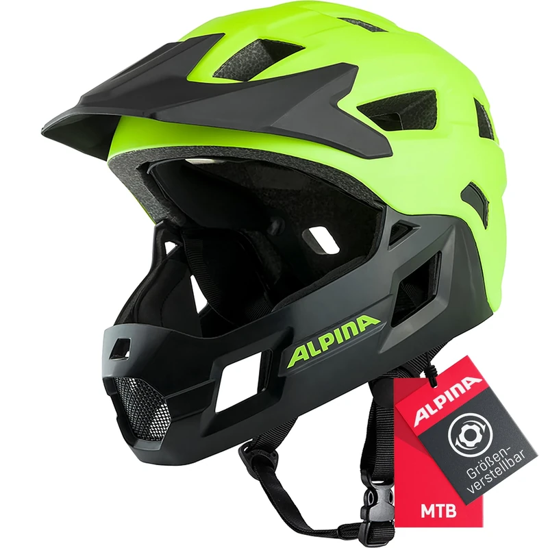 ALPINA Unisex - Children, RUPI cycling helmet, be visible matt, 50-55 cm