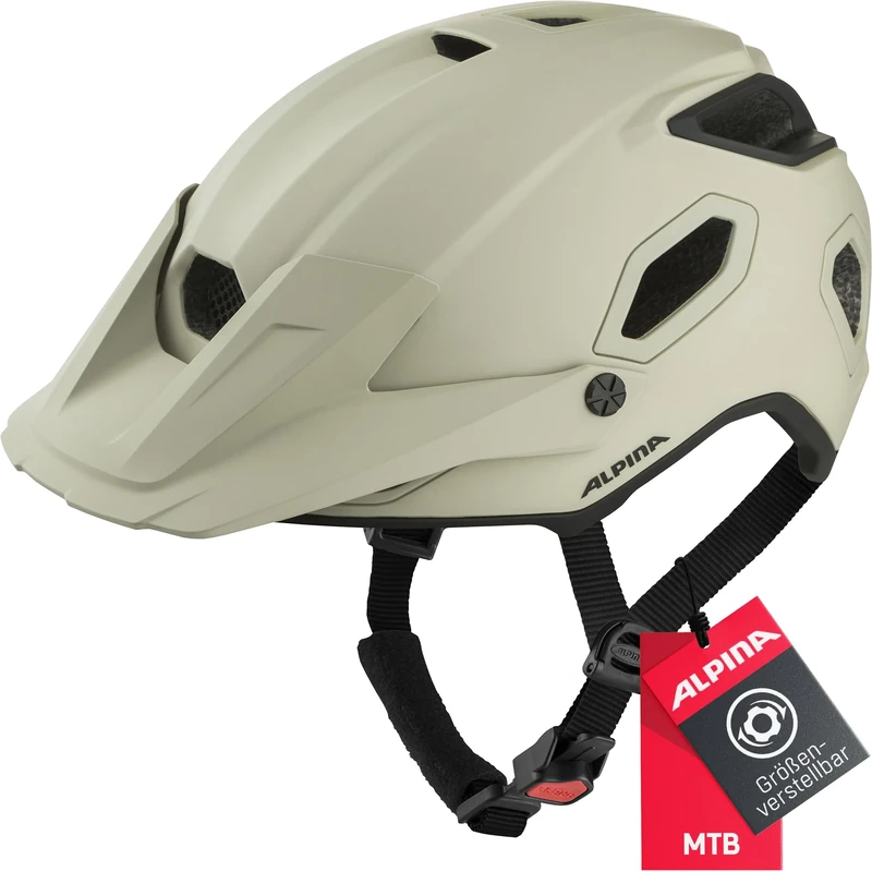 ALPINA Unisex - Adults, COMOX cycling helmet, mojave-sand matt, 52-57 cm