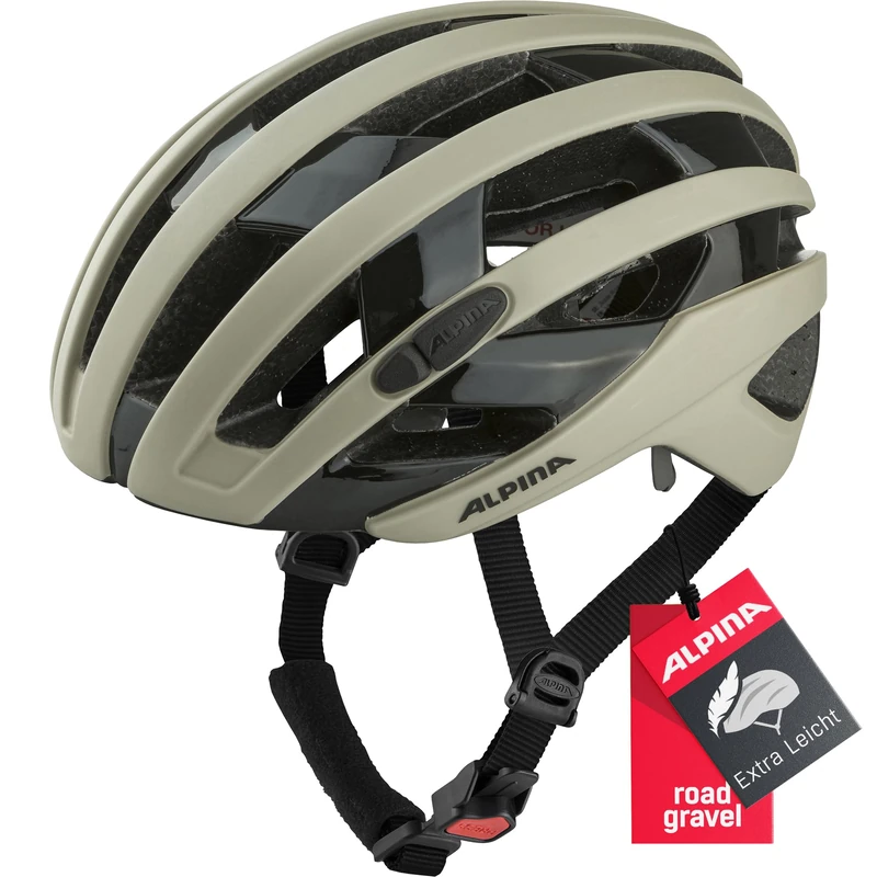 ALPINA Unisex - Adults, RAVEL cycling helmet, mojave-sand matt, 55-59 cm