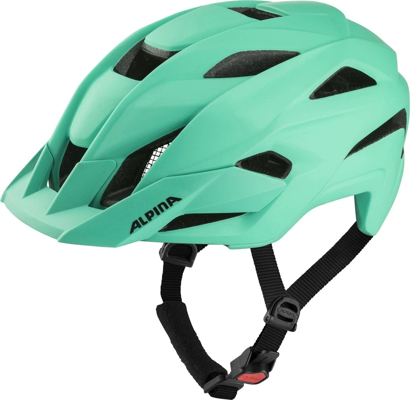 ALPINA Unisex - Adults, KAMLOOP cycling helmet, turquoise matt, 51-55 cm