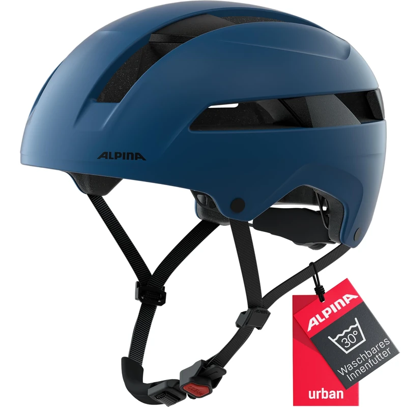 ALPINA Unisex - Adults, SOHO cycling helmet, navy matt, 55-59 cm - Image 1