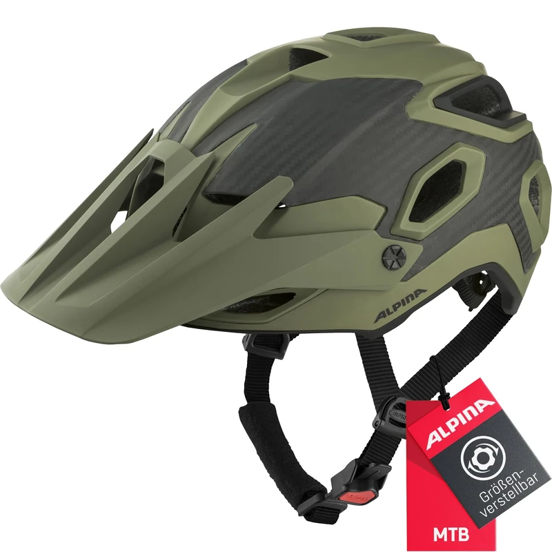 ALPINA Unisex - Adults, ROOTAGE cycling helmet, olive matt, 57-62 cm