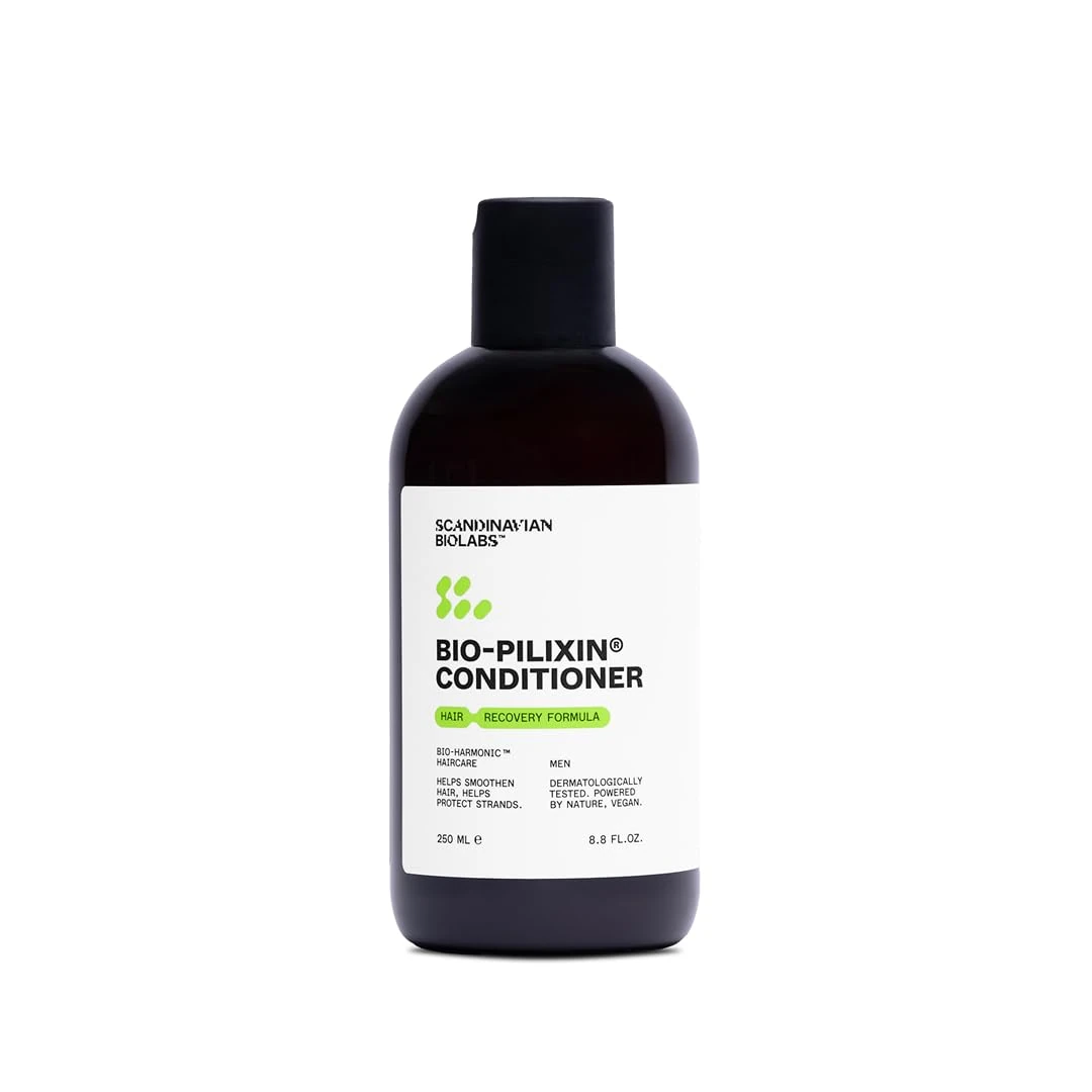 Scandinavian Biolabs Bio-Pilixin® Hair Recovery Conditioner For Men | Prevents Split & Damaged Ends, Restores Weak Hair, Dermatologically Tested, Made in Denmark, 250 mL / 8.8 Oz