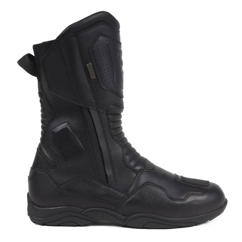 REBELHORN Compass Motorcycle Boots Membrane SympaTex Heel and Ankle Protection and Reinforced Toe Non-Slip Sole Two Long Zips