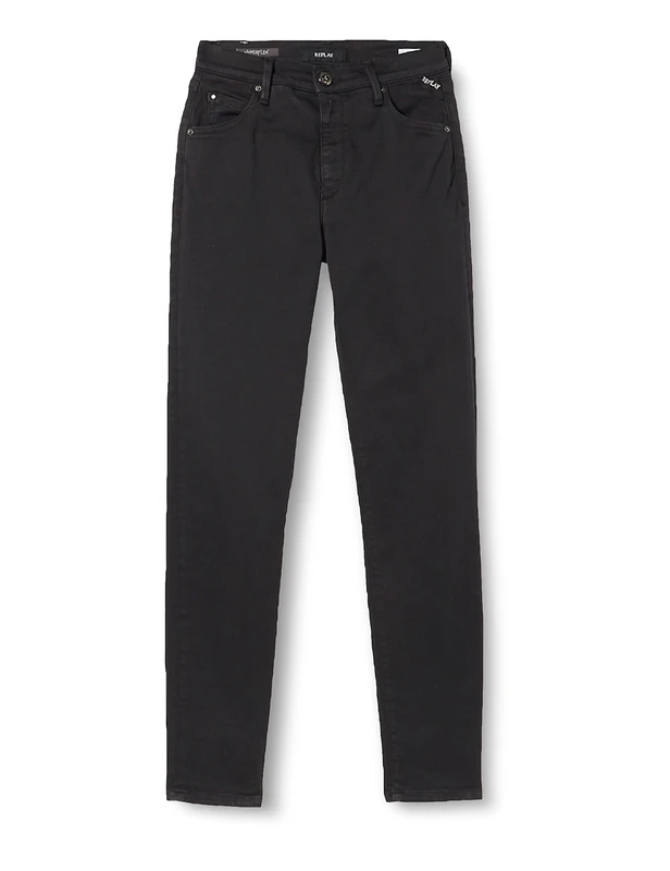 REPLAY Girl's SG9377 Hyperflex Colour Xlite Jeans, 098 BLACK, 6A