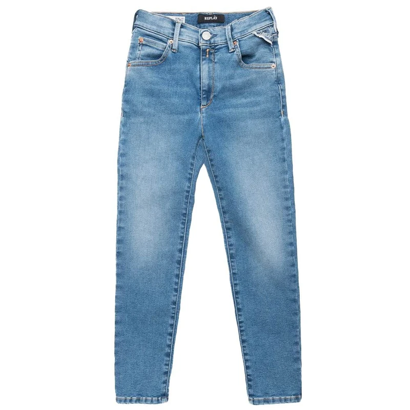 Replay Girls' Jeans Nellie Skinny-Fit Hyperflex with Stretch, Blue (Light Blue 010), 6 years