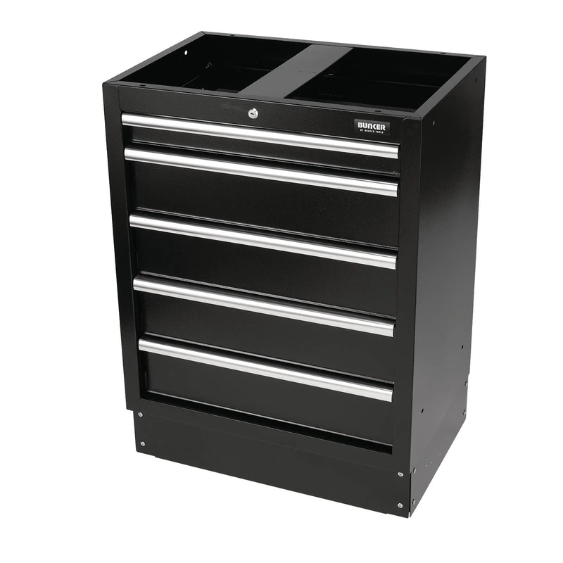BUNKER 31387 Modular Floor Cabinet, 5 Drawer, 680mm