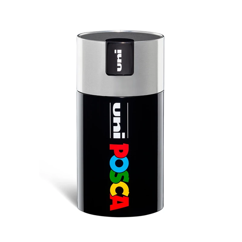 POSCA UNI GIFT BOX aluminium 18 pieces silver cap, M 84008608