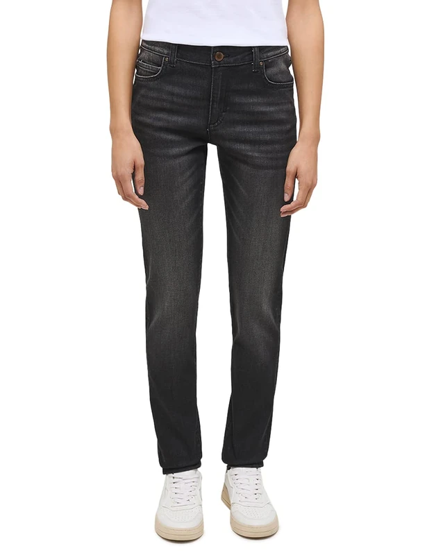Mustang Women's Style Crosby Relaxed Slim Jeans, Dark Grey 702, 40W x 30L