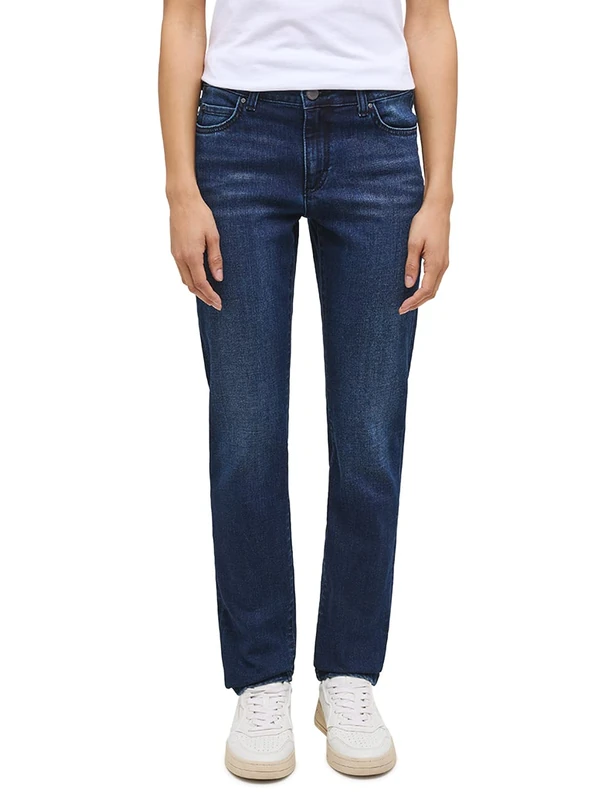 Mustang Women's Style Crosby Relaxed Slim Jeans, Dark Blue 802, 29W x 30L