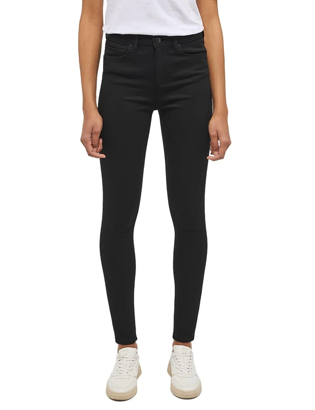 MUSTANG Women's Style Georgia Super Skinny Jeans, Jet Black 940, 29W x 32L