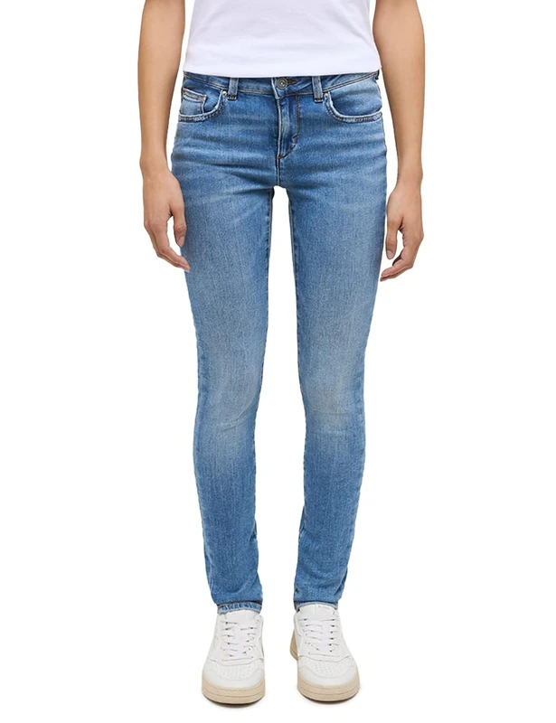 Mustang Women's Style Quincy Skinny Jeans, Medium Blue 402, W26/L34