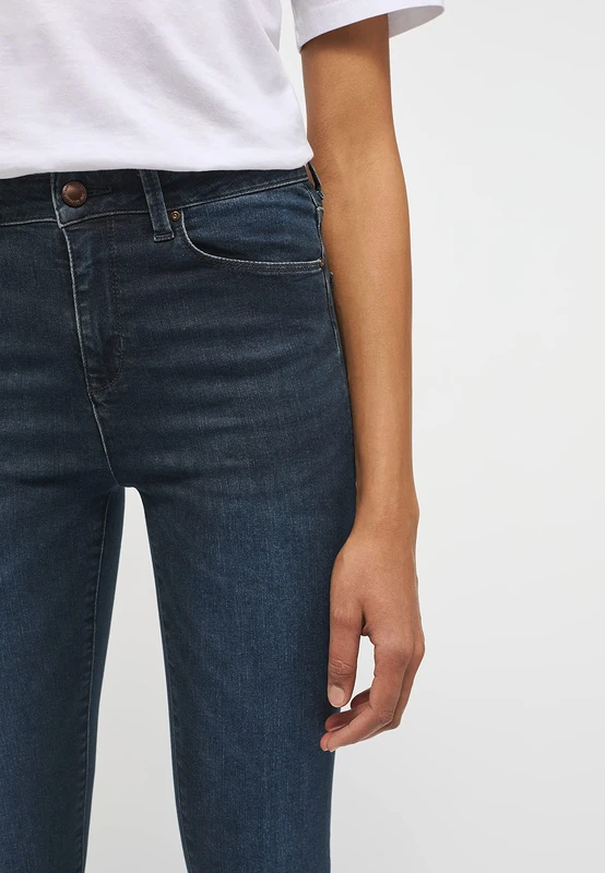 MUSTANG Women's Style Georgia Super Skinny Jeans, Dark Blue 882, 27W x 34L