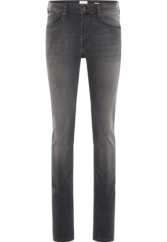 Mustang Men's Style Frisco Skinny Jeans, Jet Black 983, 33 W/36 L