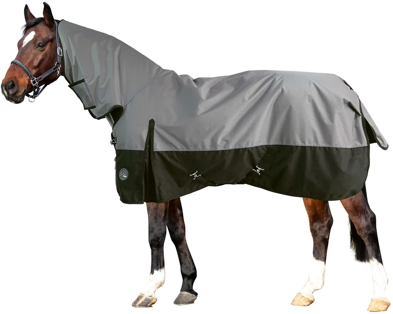 HKM Scandinavia Horse Rugs & Blankets Grey Black 75 - Image 1