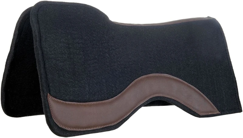 HKM Mustang Equestrian Saddle Blankets Black Vollblut/Warmblut