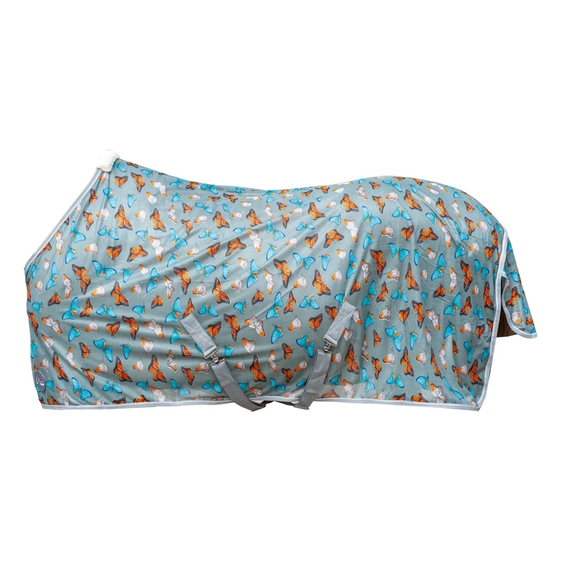 HKM Butterfly Horse Rugs & Blankets Light Grey 125