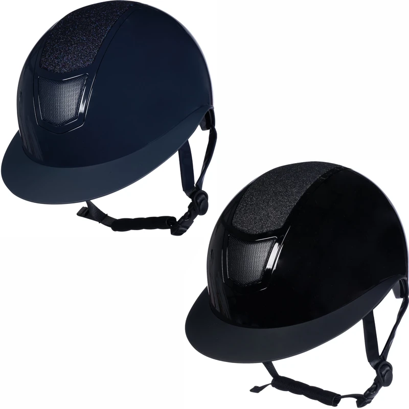 HKM Shiny Diamond Riding helmet Deep Blue M (56-58 cm)