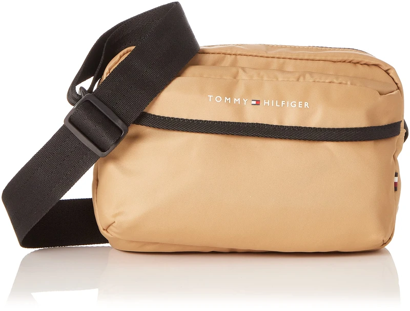 Tommy Hilfiger Men TH Skyline Camera Bag Shoulder Bag Small, Green (Classic Khaki), One Size