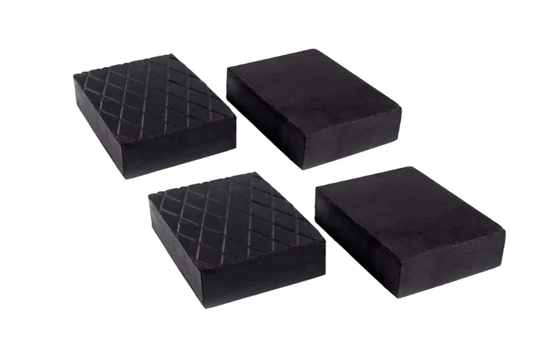 Rubbergiant Set of 4 Rubber Blocks 160 x 120 x 60 mm Jacking Beam Rubber Support Block Universal Vehicle Car Lifting Workshop Repair Surface Non Slip Pad Scissor Car Lift Pad