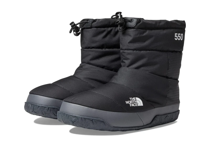 The North Face Men's Nuptse Apres Bootie, Tnf Black/Asphalt Grey, 13