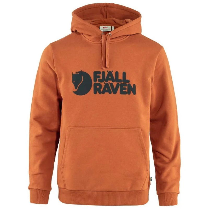 Fjallraven 84144-243 Fjällräven Logo Hoodie M Sweatshirt Men's Terracotta Brown Size S