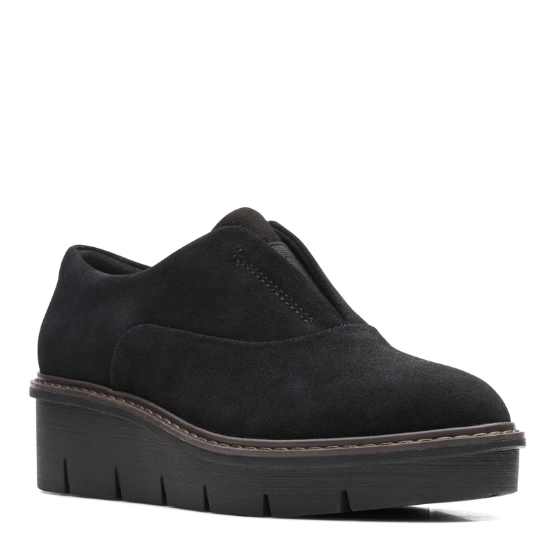 Clarks Airabell Sky, Black Suede, 4.5 UK