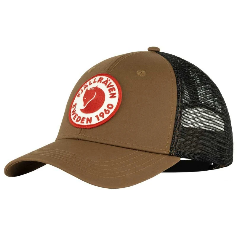 Fjallraven 78138 1960 Logo Långtradarkeps Hat Unisex Timber Brown S/M