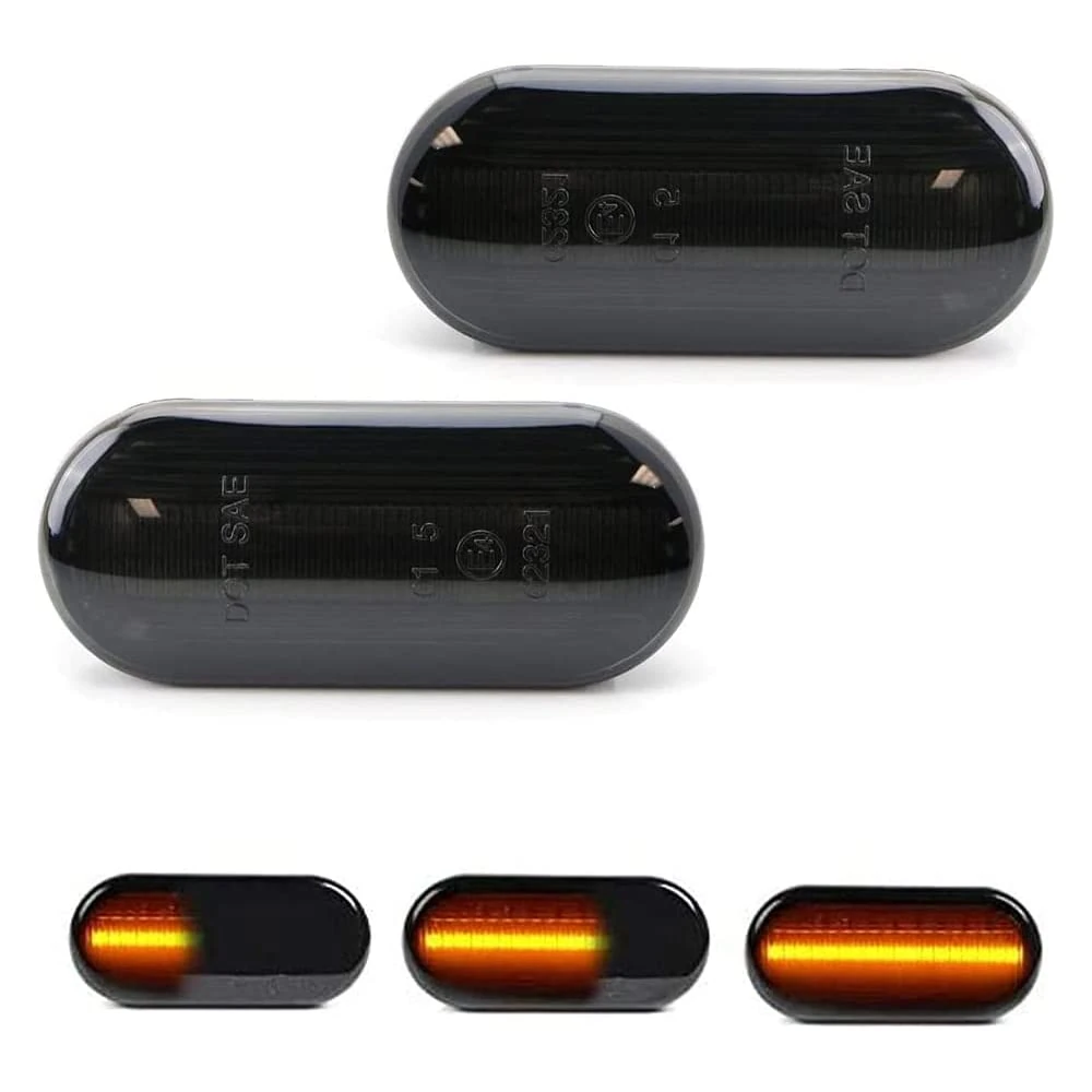 Bynome Led Dynamic Side Indicator Marker Turn Signal Light Sequential Blinker Light Canbus Error Free For VW Bora Golf 3 4 Passat 3BG Polo SB6 Seat Ibiza Leon Skoda Ford