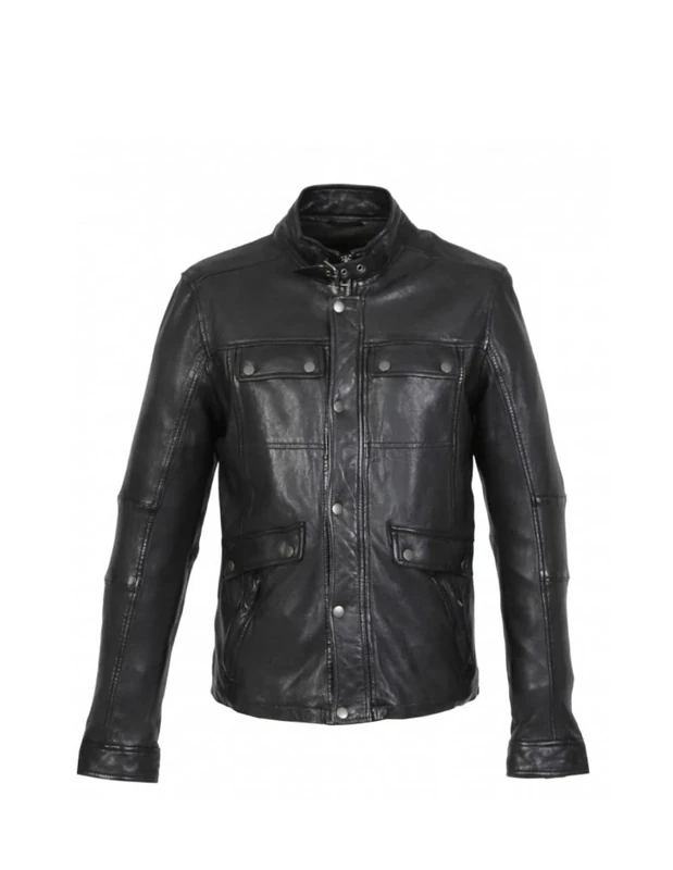 Oakwood Men's Trucker Jacket, Black, M