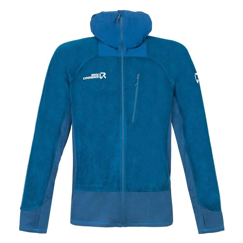 ROCK EXPERIENCE REMC02211 PINNACLE HOODIE FZ Jacket Men MOROCCAN BLUE M