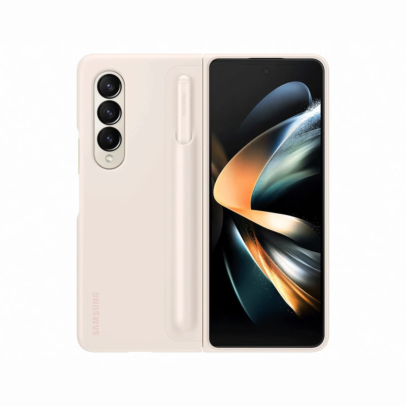 Samsung Galaxy Z Fold4 Official Standing Cover with Pen Sand
