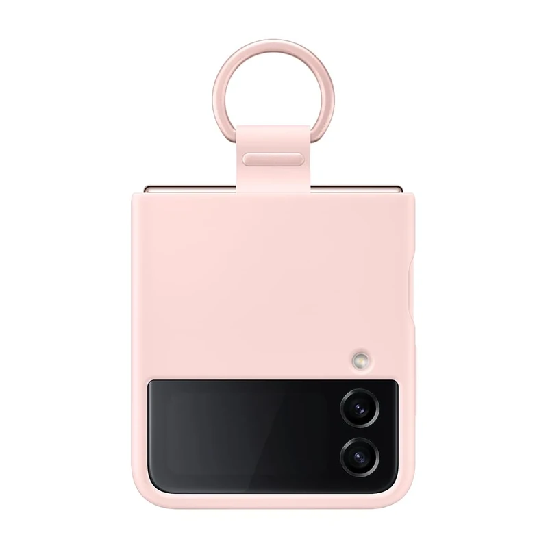 Samsung Galaxy Z Flip4 Official Silicone Cover with Ring Pink