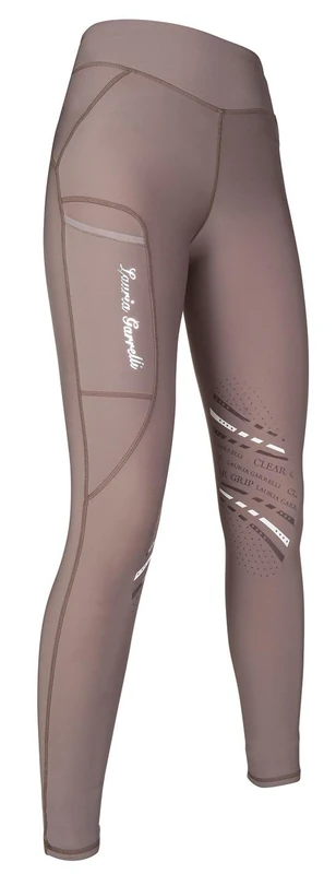 HKM Women's Helene Silicone Full seat Riding Breeches, Wine Red, 36