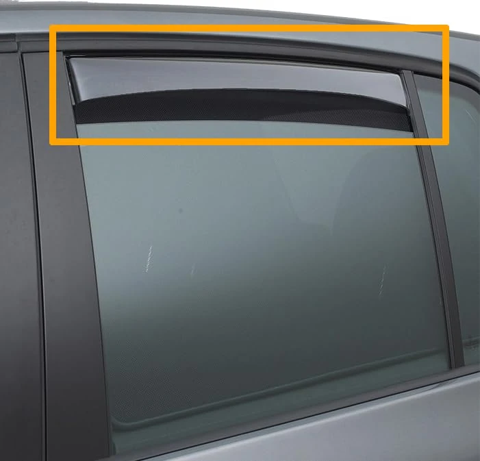 ClimAir Window Visors Master (rear) compatible with Skoda Octavia IV (NX) Kombi 2020-