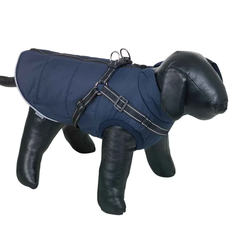 Nobby Salus 65175 Dog Coat 2 in 1 Blue 48 cm