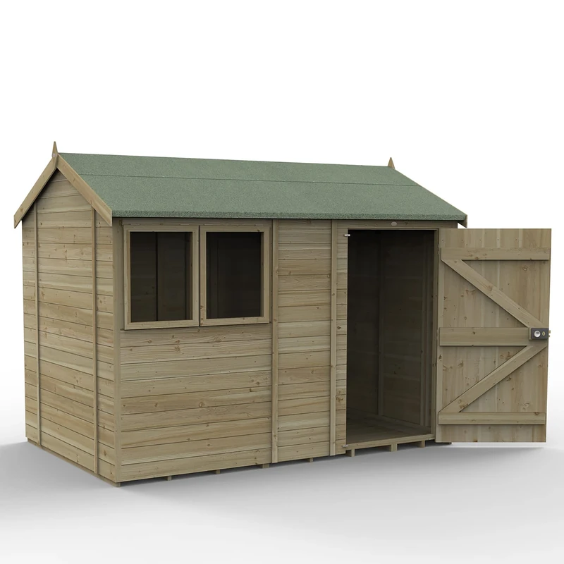 Forest Garden Timberdale 10x6 Reverse Apex Shed