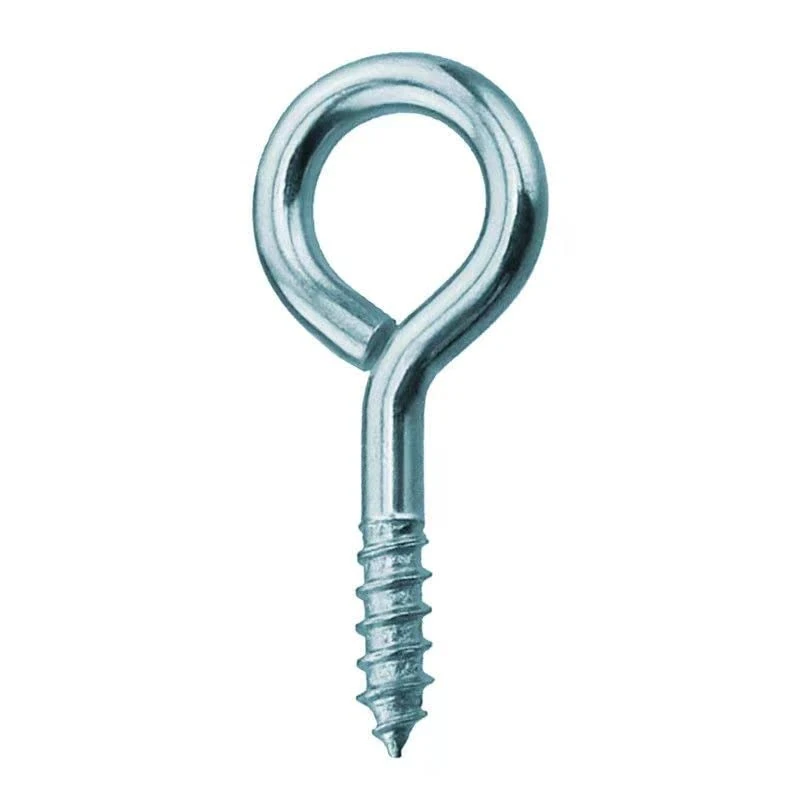 Zinc Plated Steel Screw In Eyes, 40 mm (1.1/2 inch) - Pack of 25