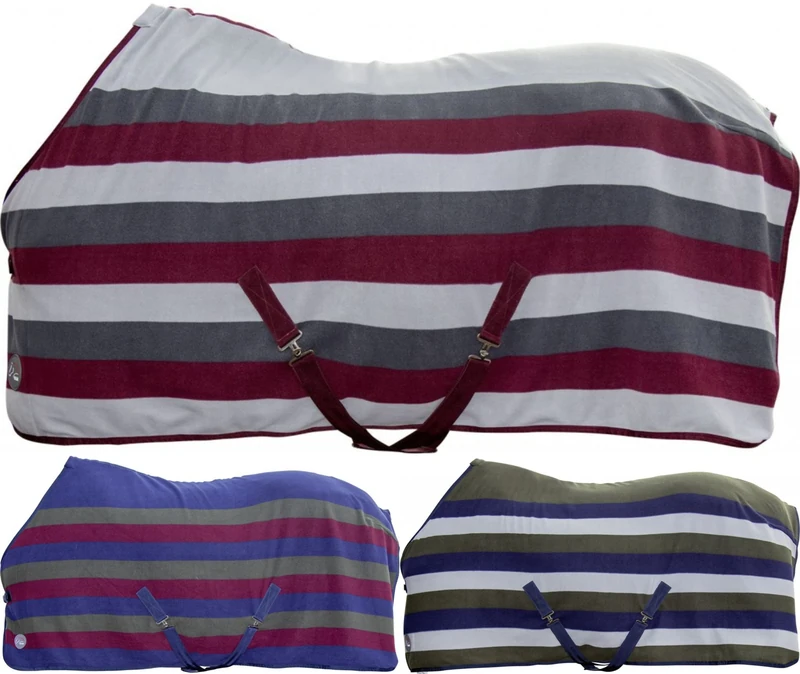 HKM Professional Horse Blankets Navy/Sand/Dark Brown 115