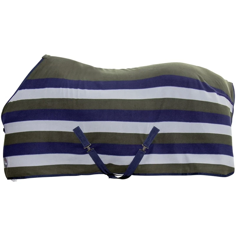 HKM Professional Horse Blankets Dark Blue/Stone Gray/Olive Green 145