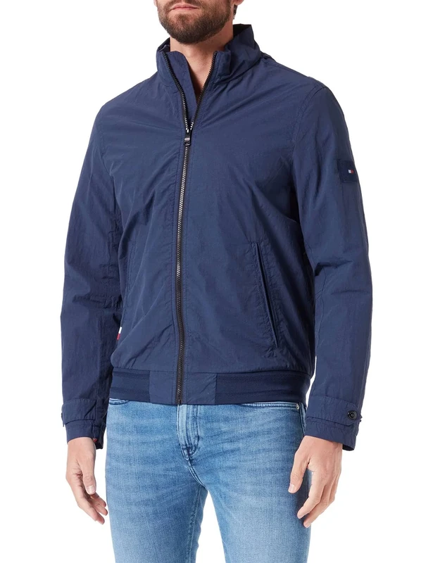 Tommy Hilfiger Men Regatta Jacket for Transition Weather, Blue (Desert Sky), L