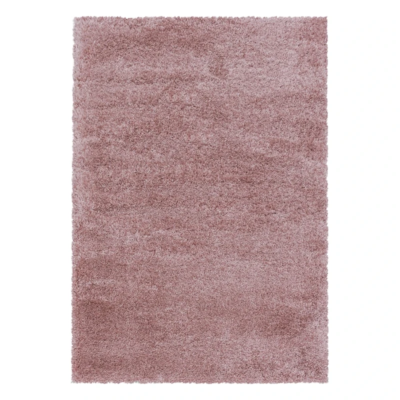 Giantore Rug 240 x 340 cm Rose 50 mm High Pile/Fluffy Rug Made Polypropylene/Fluffy Rug for Bedroom, Children's Room or Living Room Rug